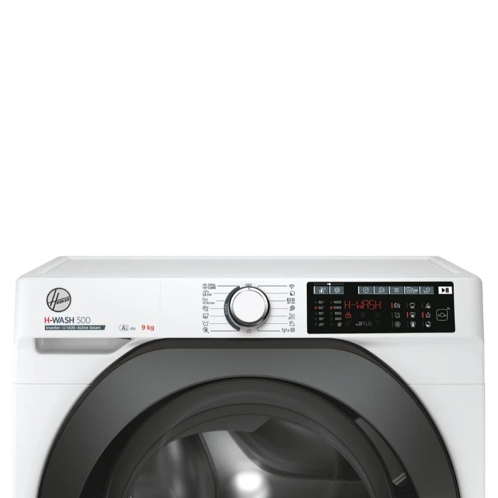 Hoover Lavatrice carica frontale 49AMBC7 H-WASH 500 Lavatrice 9 Kg, 1400 Giri, Classe A -15%, Motore