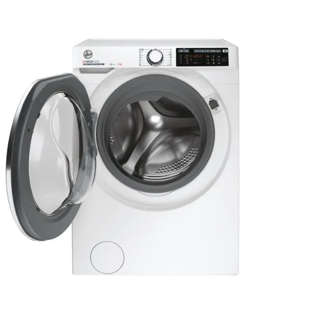 Hoover Lavatrice carica frontale 49AMBC7 H-WASH 500 Lavatrice 9 Kg, 1400 Giri, Classe A -15%, Motore