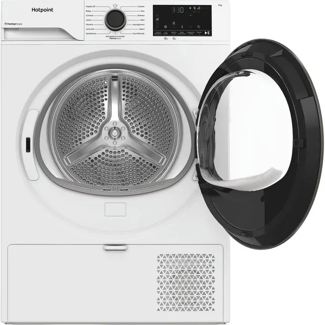 Hotpoint Asciugatrice HPT 93D BS IT Ariston – Asciugatrice 9 Kg A Pompa di Calore, Libera Installazi