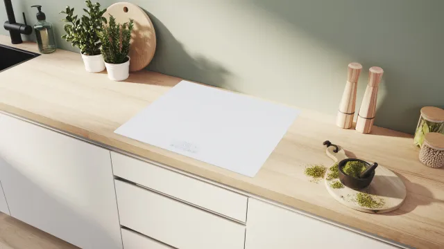 Bosch Piano cottura misto PUE612BB1E Serie 4 Piano a induzione 60 cm 4 zone standard Bianco | Piano 