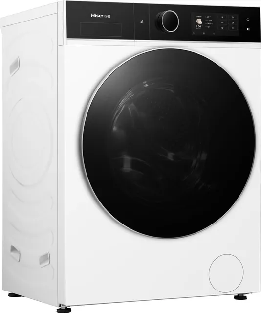 Hisense Lavasciuga WD5I1245BWRH NUOVA Lavasciuga Pompa di Calore 12 + 8 Kg,1400 Rpm, 23 Programmi Au