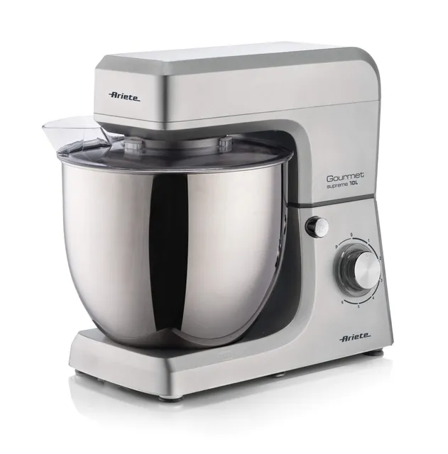 Ariete Planetaria 1576 Gourmet Supreme 10L, Capacità 10L, 2000W, 6 velocità + Pulse, Accessori per vari impasti