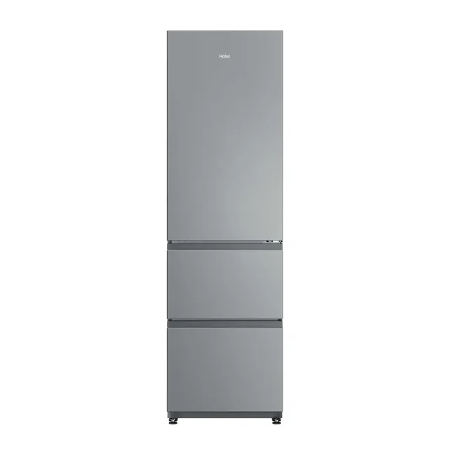 Haier Frigorifero doppia porta 3D 55 Series 3 HTR3518ENMX - Frigorifero Combi, Cassetti Direct Access, AirFlow Circolare, 303 l, My ZonePro, FunzioneECO, Total No Frost, Larghezza 54,5 cm, Motore I