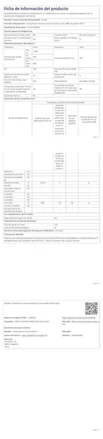 Candy Frigorifero sottobase CCH2T618EXBF Combined , Frigorifero Combi, Capacità 293L, Total No Frost
