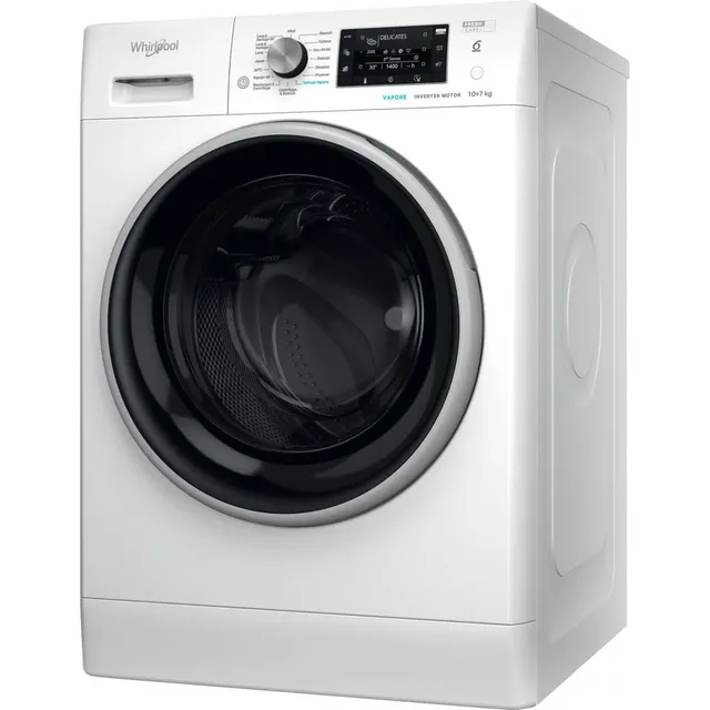 Whirlpool Lavasciuga FFWDD 107448 W Whirlpool FreshCare FFWDD 107448 W Lavasciuga libera installazione