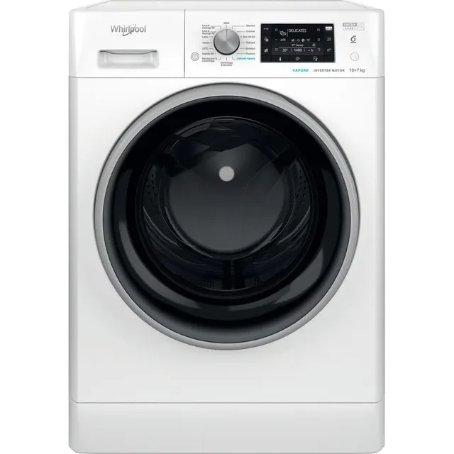 Whirlpool Lavasciuga FFWDD 107448 W Whirlpool FreshCare FFWDD 107448 W Lavasciuga libera installazio