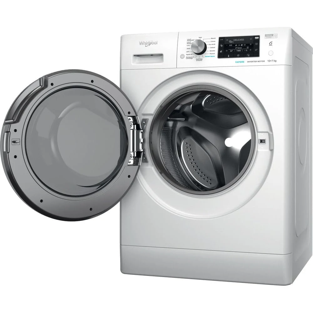 Whirlpool Lavasciuga FFWDD 107448 W Whirlpool FreshCare FFWDD 107448 W Lavasciuga libera installazio