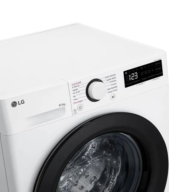 LG Lavasciuga F2DR5S8S6W 8KG 1200RPM Lavasciuga Bianca