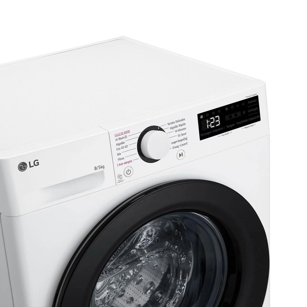 LG Lavasciuga F2DR5S8S6W 8KG 1200RPM Lavasciuga Bianca