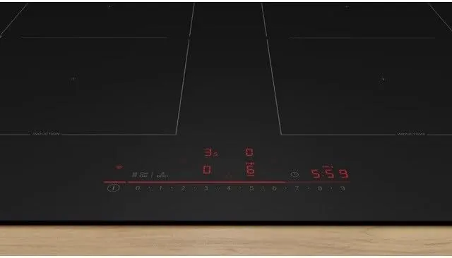Bosch Piano cottura elettrico PVQ61CHB1E Piano cottura a induzione serie 6, 60 cm, design opaco, 5 g