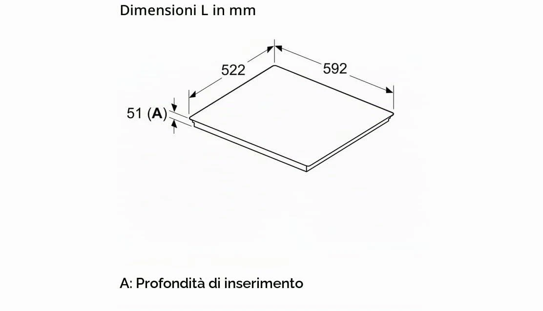 Bosch Piano cottura elettrico PVQ61CHB1E Piano cottura a induzione serie 6, 60 cm, design opaco, 5 g