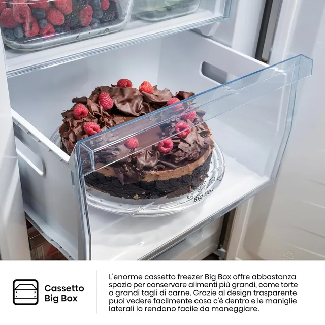 Hisense Frigorifero french door RB434N4CRE Frigorifero Combinato, Total No Frost, Colore Beige, Eco 
