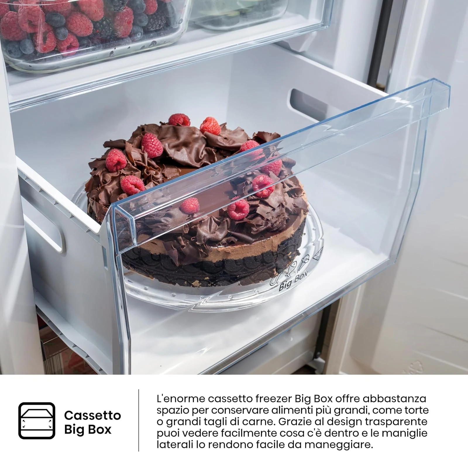 Hisense Frigorifero french door RB434N4CRE Frigorifero Combinato, Total No Frost, Colore Beige, Eco
