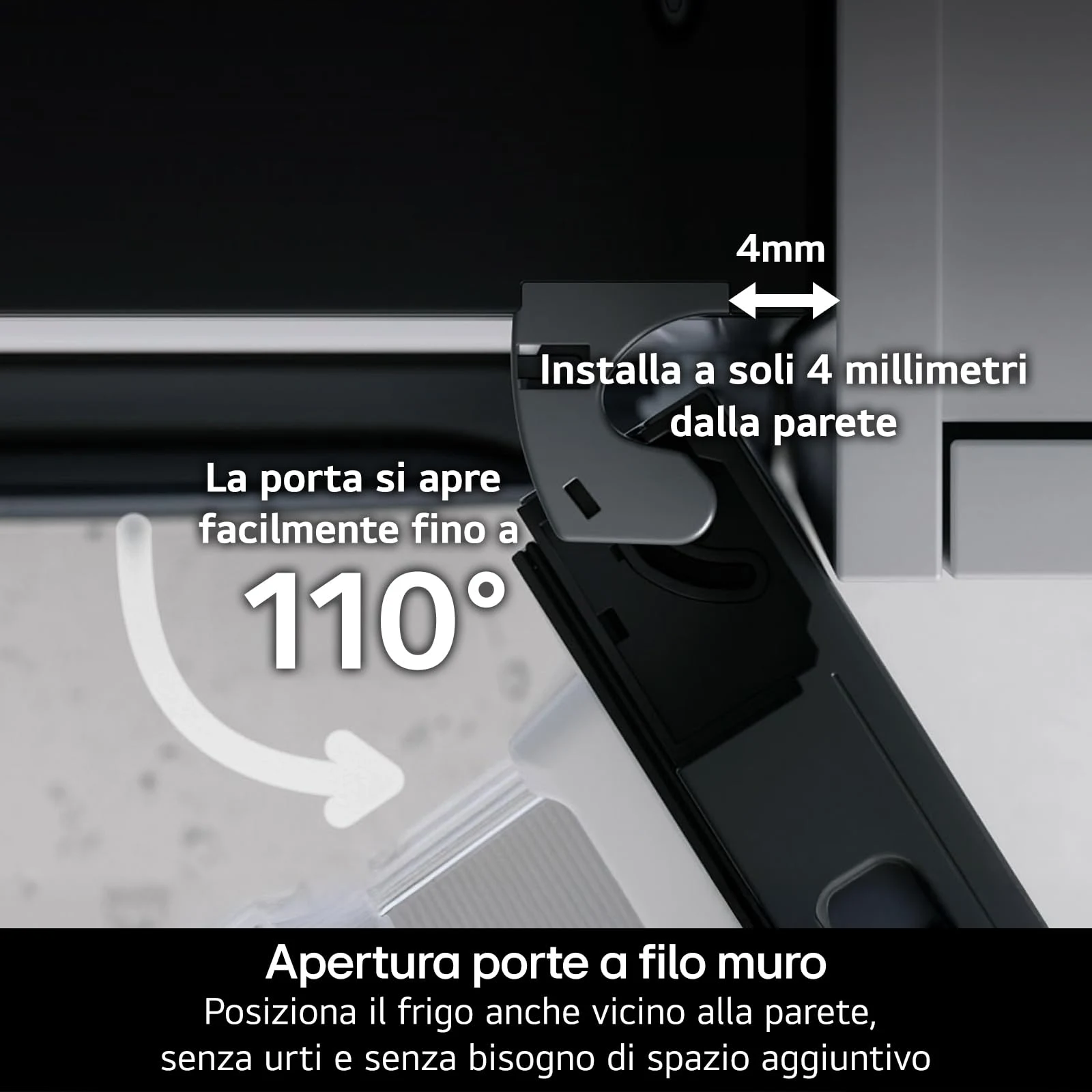 LG Frigorifero monoporta GBBS322APY Frigorifero Combinato Classe A, Larghezza 60 cm Fit & Max, Raffr