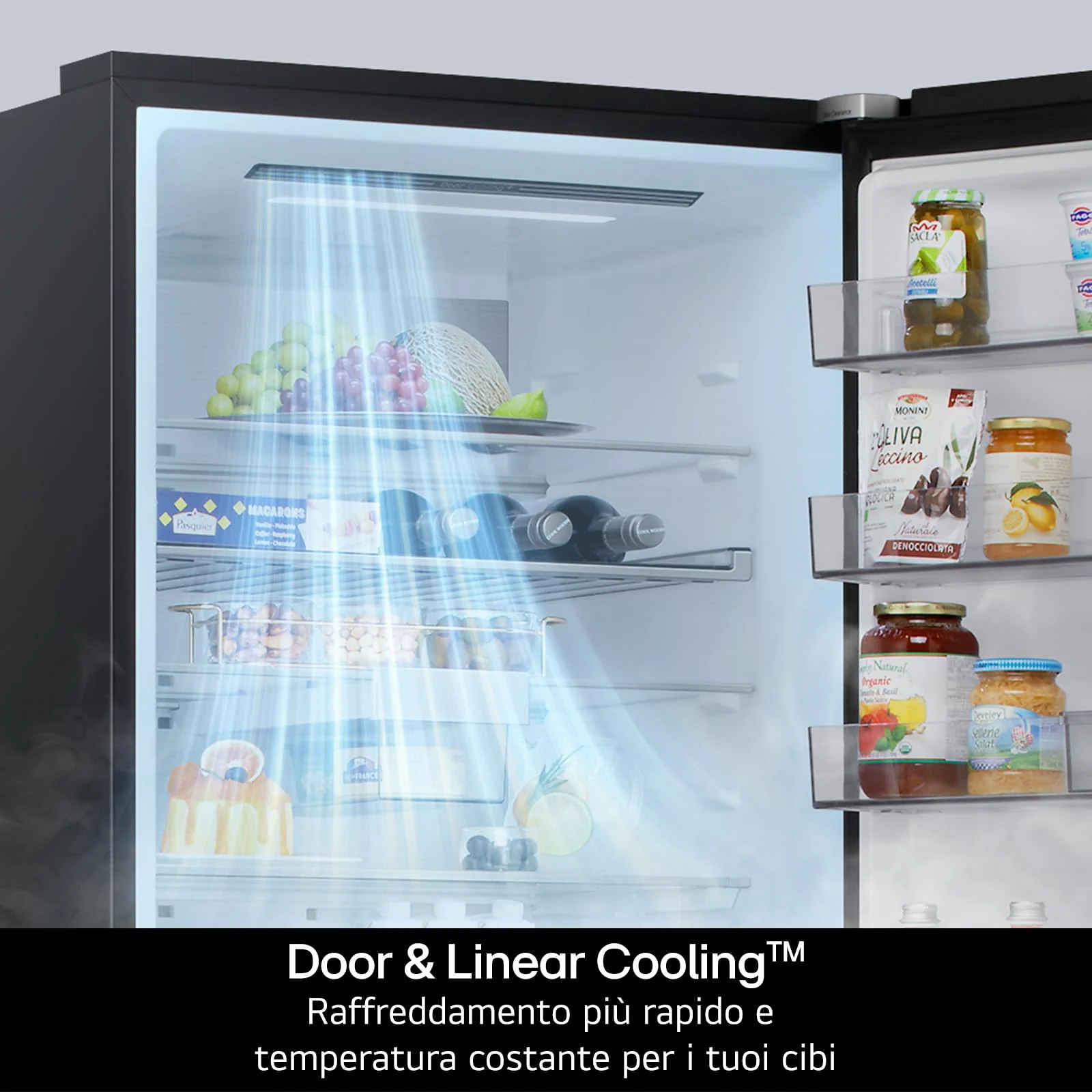 LG Frigorifero monoporta GBBS322APY Frigorifero Combinato Classe A, Larghezza 60 cm Fit & Max, Raffr