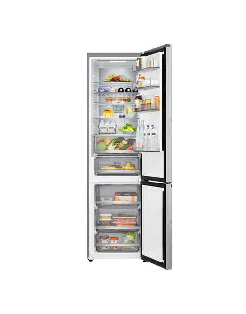 LG Frigorifero combinato GBBS726AMB Frigorifero Combinato Classe A, Larghezza 60 cm Fit & Max, Raffreddamento Ottimizzato con AI Saving, Total No Frost, Door e Linear Cooling, 375 L, Smart Inverte