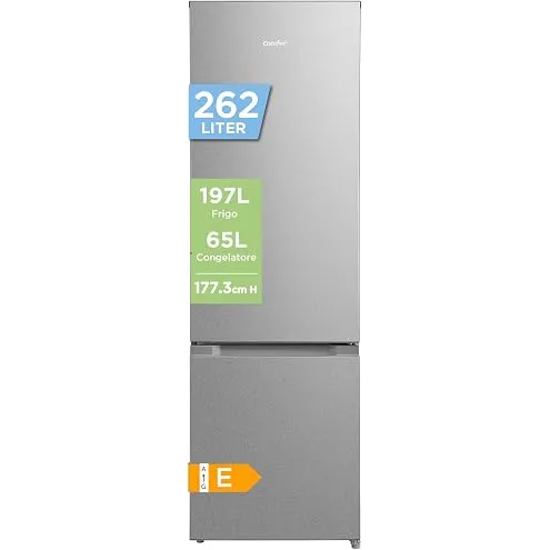 Beko Frigorifero monoporta B3RCNO255XB Frigorifero con congelatore indipendente, 250 l, No Frost, al