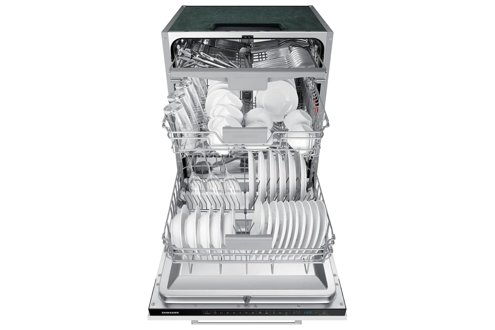 Samsung Lavastoviglie integrata parziale DW60CG550I00 Lavastoviglie Incasso Serie 5 14 Coperti 60 Cm