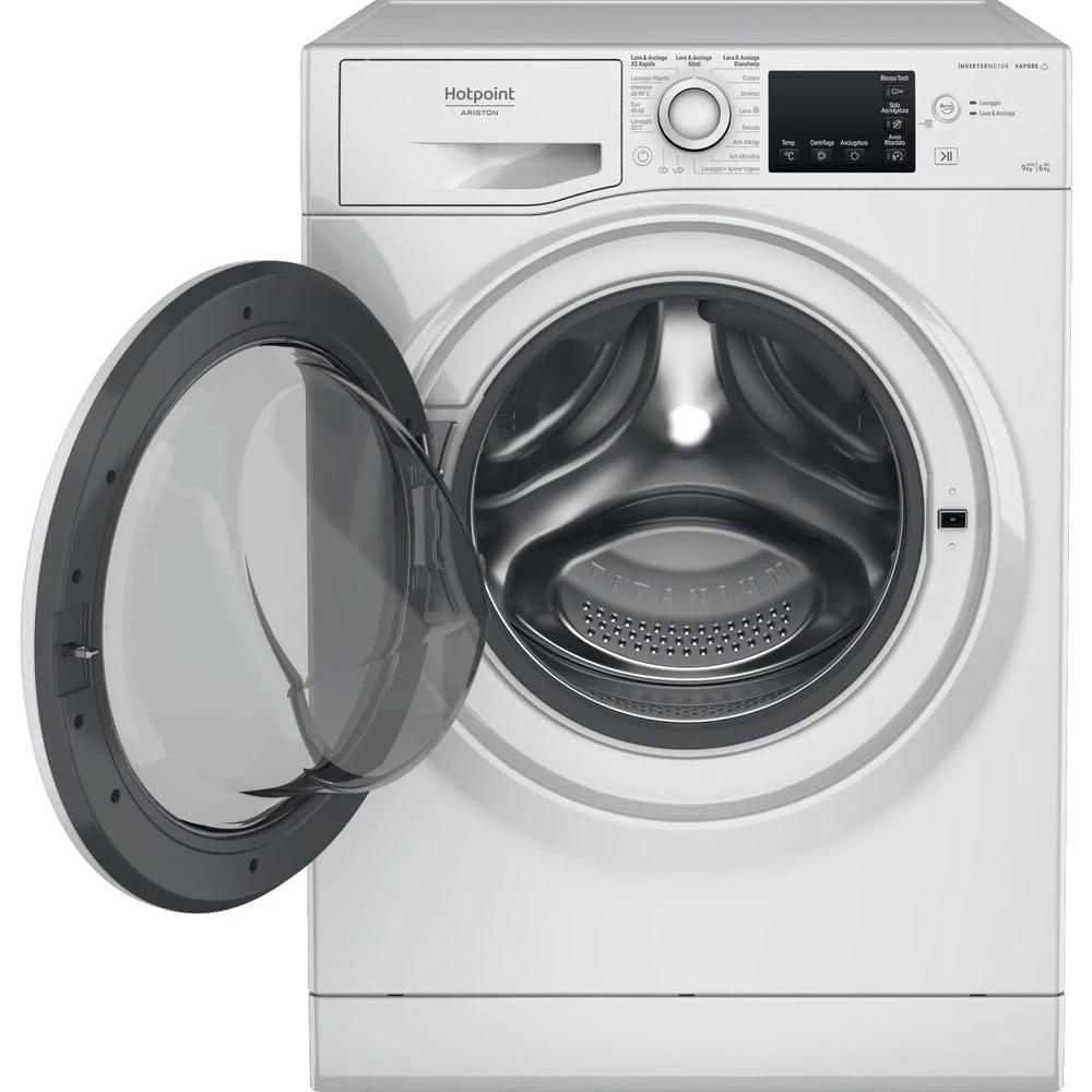 Hotpoint Lavasciuga carica alto 9/6kg Lavasciuga Inverter Vapore C Ndbr 984469 Wa It