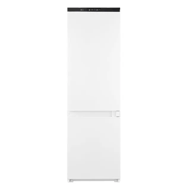 LG Frigorifero incasso side by side GTFN256SER Frigorifero Combinato da Incasso, Classe E, 233 L, 4 Ripiani con Finiture Metalliche, Cerniere a Scorrimento, Total No Frost, Porte Reversibili, Display Smooth