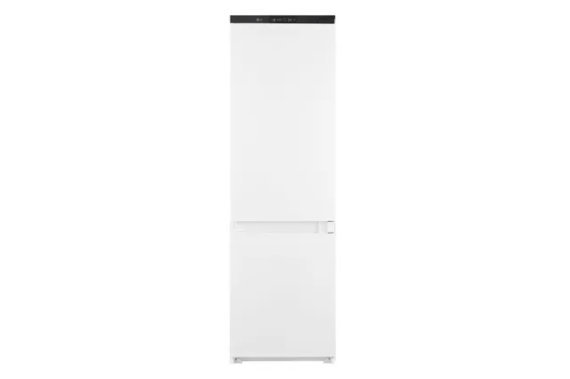LG Frigorifero incasso side by side GTFN256SER Frigorifero Combinato da Incasso, Classe E, 233 L, 4 Ripiani con Finiture Metalliche, Cerniere a Scorrimento, Total No Frost, Porte Reversibili, Display Smooth