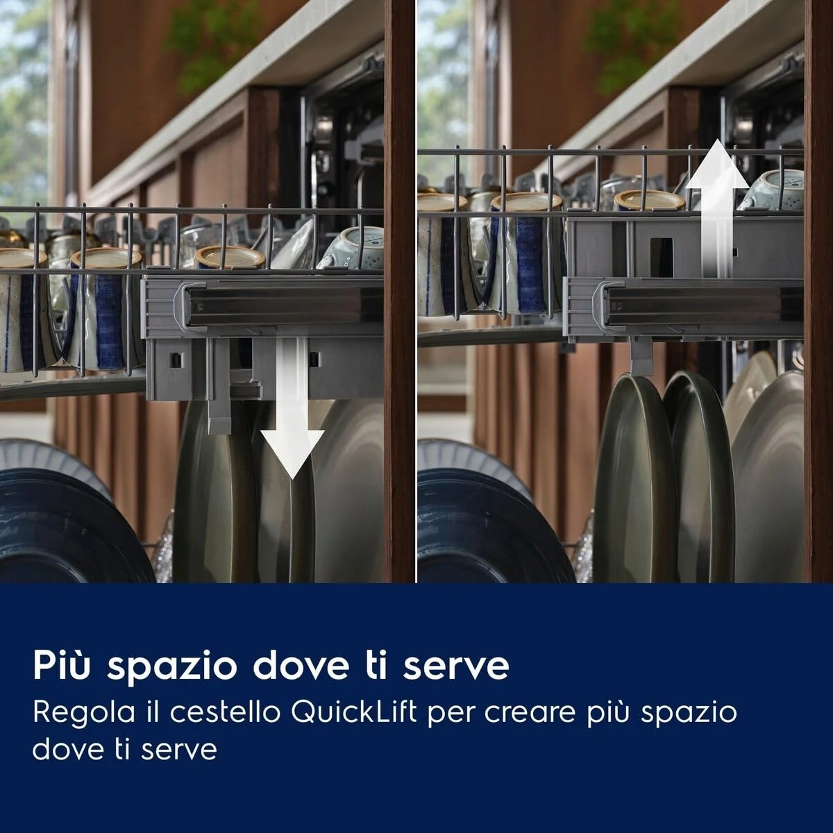 Electrolux Lavastoviglie integrata parziale E62LD100S Lavastoviglie Incasso Totale 60 cm AirDry Risp