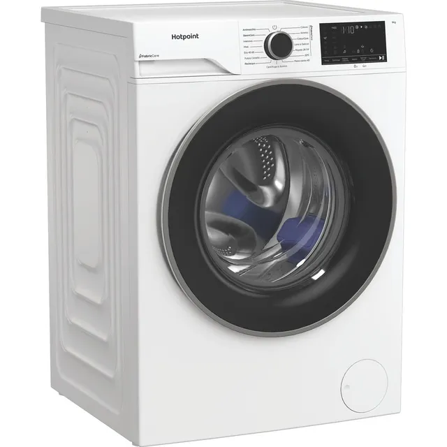 Hotpoint Lavatrice slim 93 CARE IT HB Lavatrice Carica Frontale 9 kg, Libera Installazione, 1400 gir