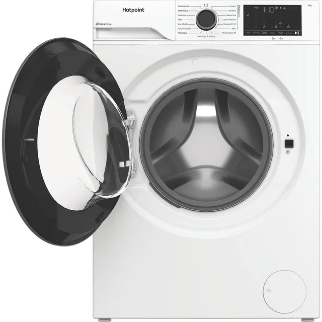 Hotpoint Lavatrice slim 93 CARE IT HB Lavatrice Carica Frontale 9 kg, Libera Installazione, 1400 gir