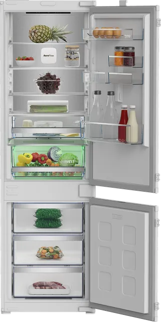 Beko Frigorifero incasso doppia porta B7BCNA295HS2 Frigorifero No Frost Combinato Installazione da Incasso 290 Litri Classe energetica D