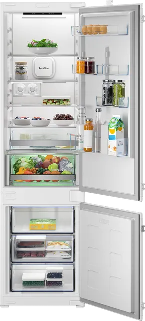 Beko Frigorifero incasso doppia porta B7BCNA325HS1 Frigorifero No Frost Combinato Installazione da Incasso 300 Litri Classe energetica D