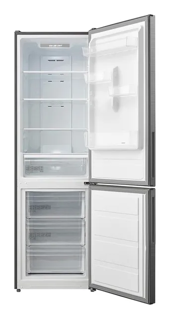 Midea Frigorifero doppia porta MDRB424FGD46OE Frigorifero No Frost Combinato 310 Litri Inox Classe E