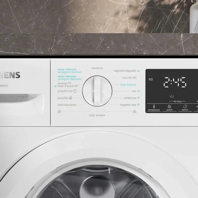 Siemens Lavasciuga carica alto 8kg/5kg 1400 RPM Lavasciuga Bianca - WK14D490ES