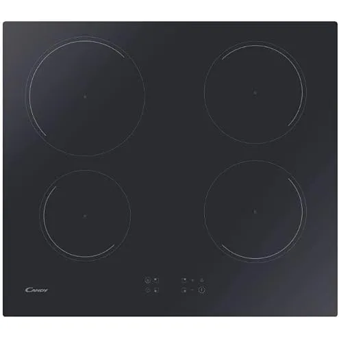 Candy Piano cottura radiante 400 CII647CCAR Cook - Piano cottura a induzione, 4 zone, 60 cm, control