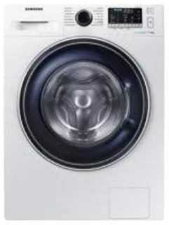 Samsung Lavatrice carica frontale WW90J5355FW Lavatrice 9 kg, 1200 Giri, Classe A+++, EcoBubble, Carica Frontale, Lavatrice a Libera Installazione, Bianca